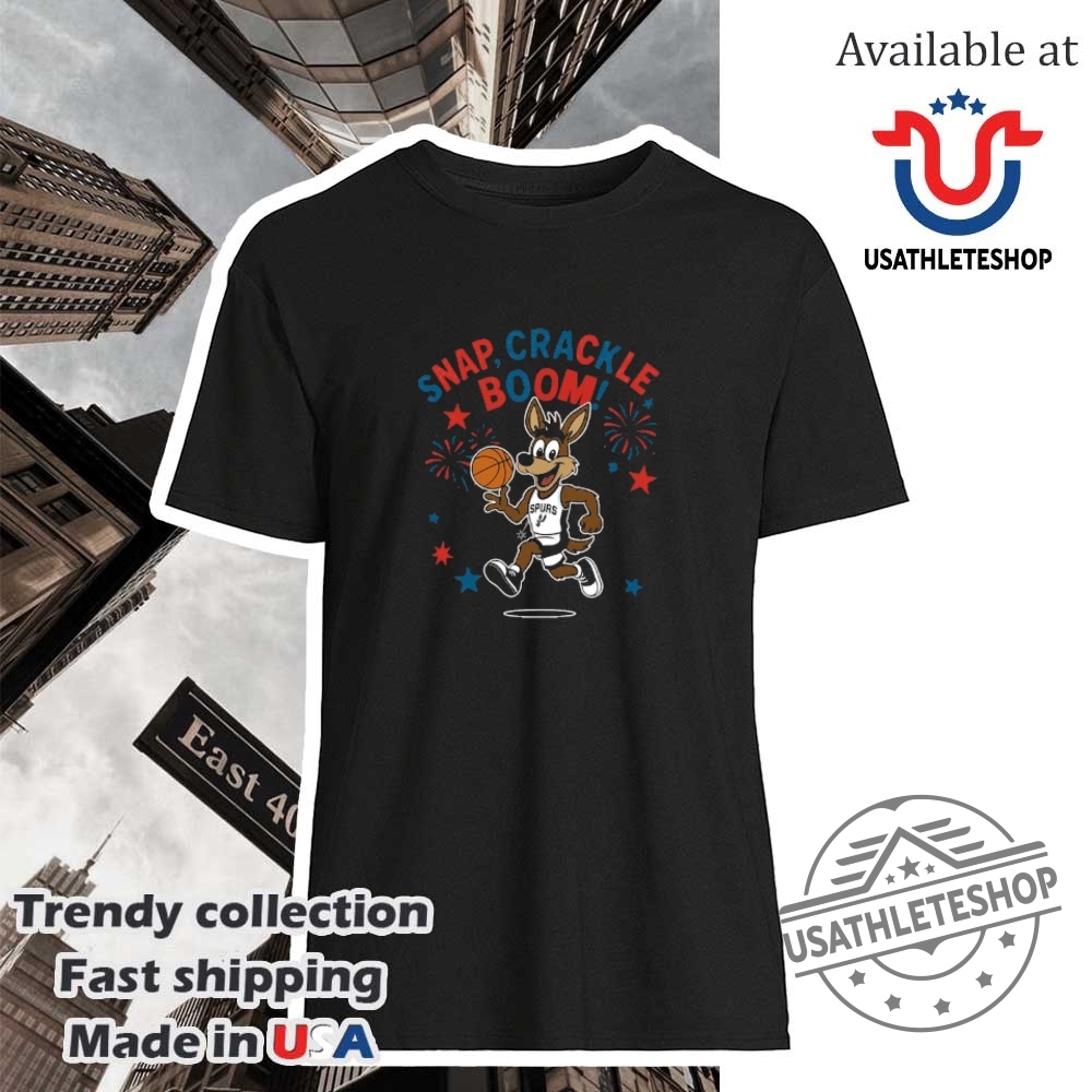 San Antonio Spurs Snap Crackle Boom Power Of Champions Indepencence Day Shirt