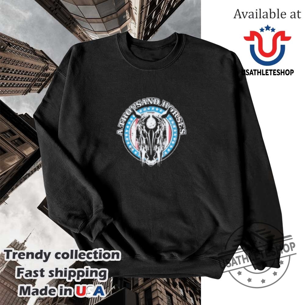 A Thousand Horses Black Horse Skull Shirt 5 A Thousand Horses Black Horse Skull Shirt