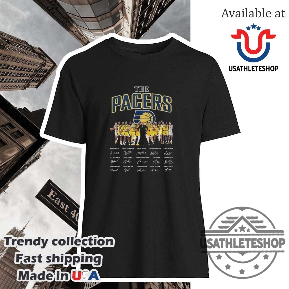 The Indiana Pacers Nba Signatures Shirt