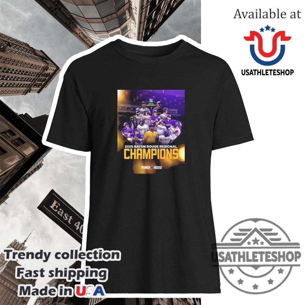 "Ultimate Fan Gear: Shai Gilgeous-Alexander Art and Iconic Shirts" 30 Lsu Tigers Baseball Poster Celebrates The Champions 2025 Baton Rouge Regional Champion Shirt
