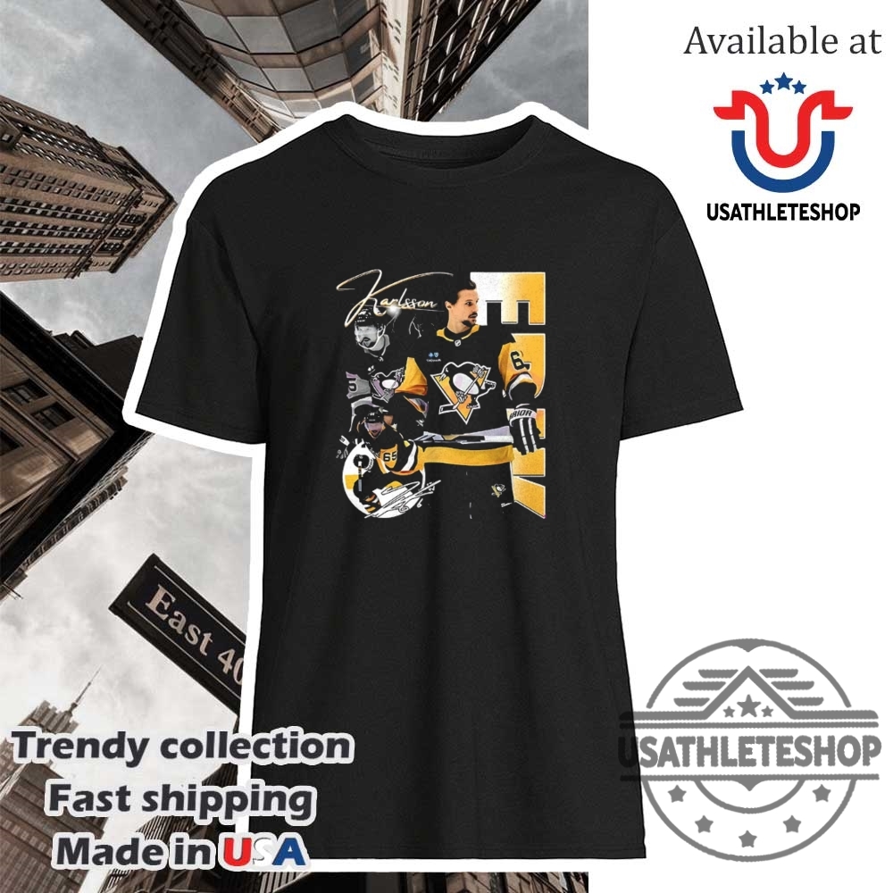 Erik Karlsson Pittsburgh Penguins Nhl Players Graphic Shirt