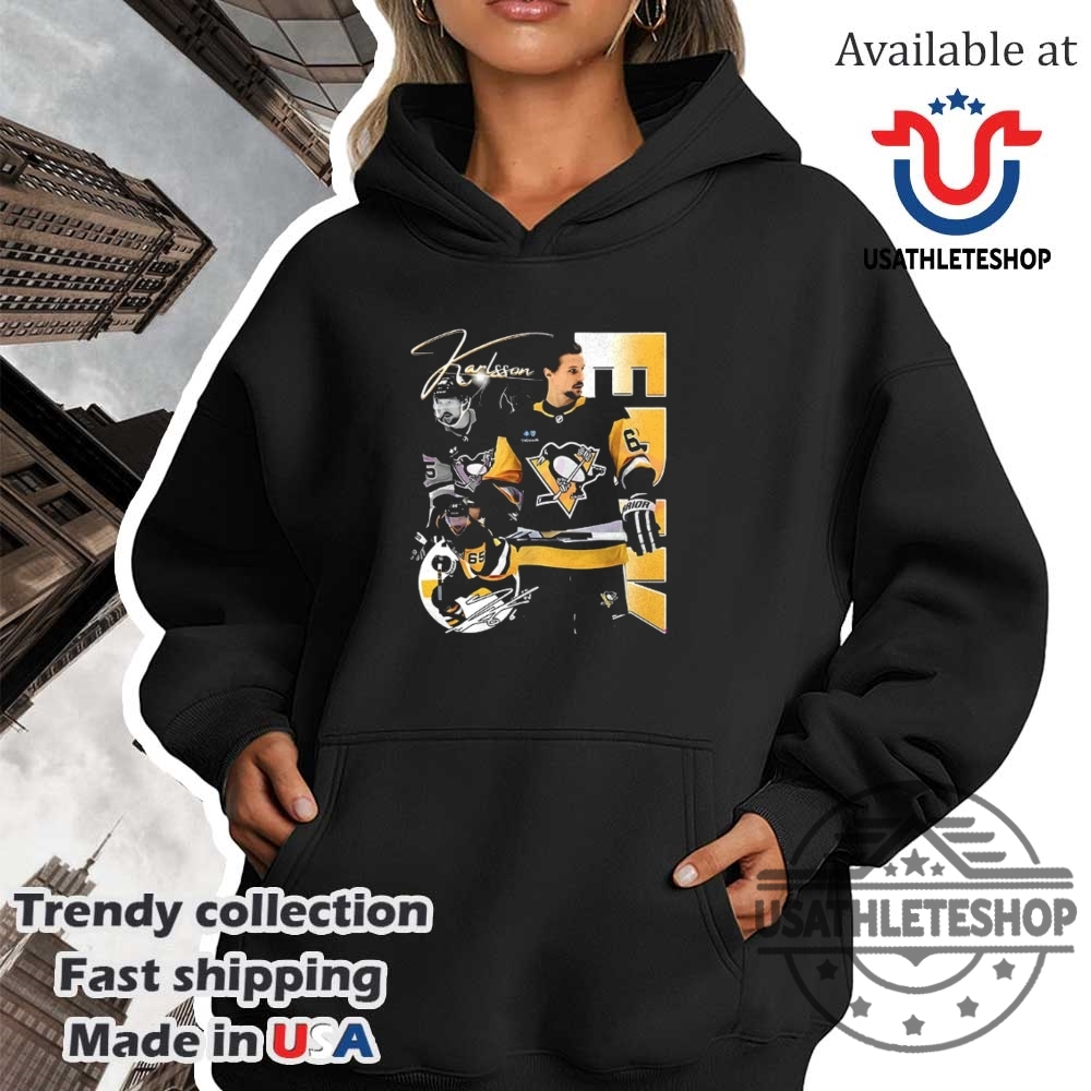 Erik Karlsson Pittsburgh Penguins Nhl Players Graphic Shirt 4 Erik Karlsson Pittsburgh Penguins NHL players graphic shirt
