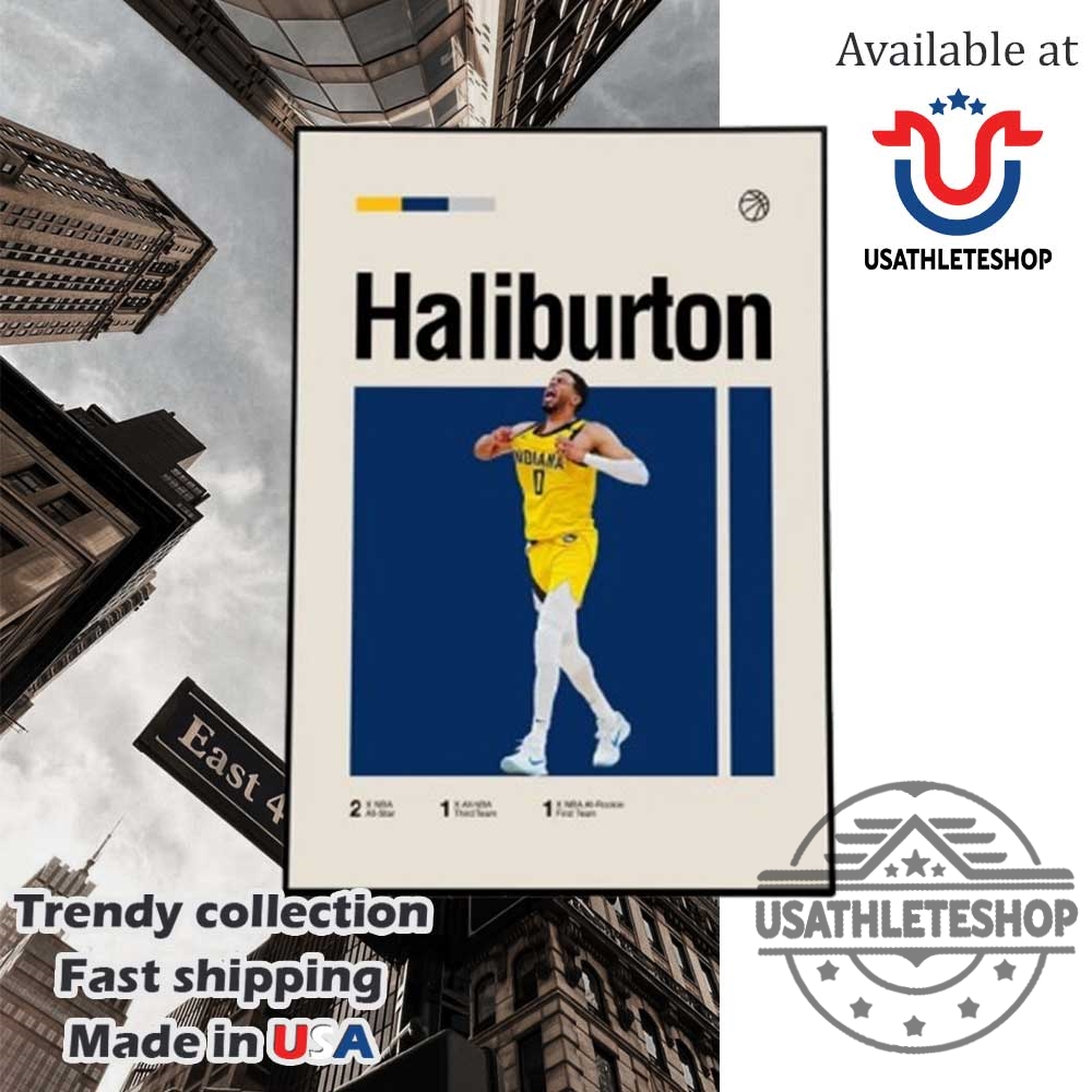 Tyrese Haliburton Poster Indiana Pacers Nba Wall Art Print For Fans 5 Tyrese Haliburton Poster – Indiana Pacers NBA Wall Art Print for Fans