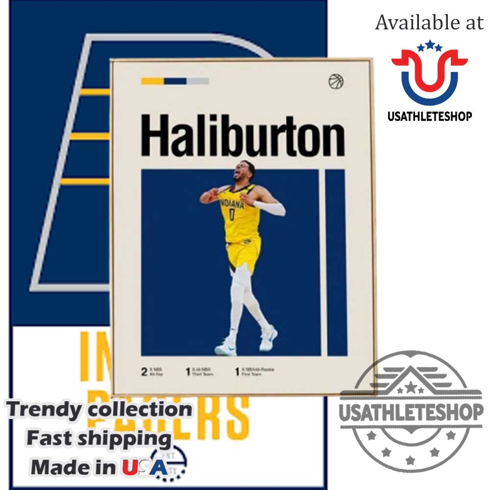 Tyrese Haliburton Poster Indiana Pacers Nba Wall Art Print For Fans 7 Tyrese Haliburton Poster – Indiana Pacers NBA Wall Art Print for Fans