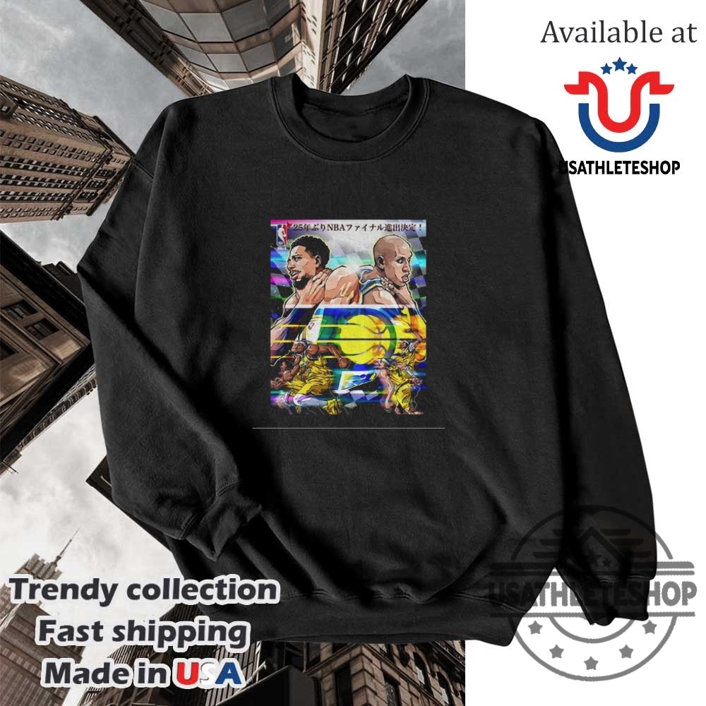 Tyrese Haliburton And Reggie Miller Choke Indiana Pacers Nba Basketball Cartoon Shirt 5 Tyrese Haliburton and Reggie Miller choke Indiana Pacers NBA Basketball cartoon shirt