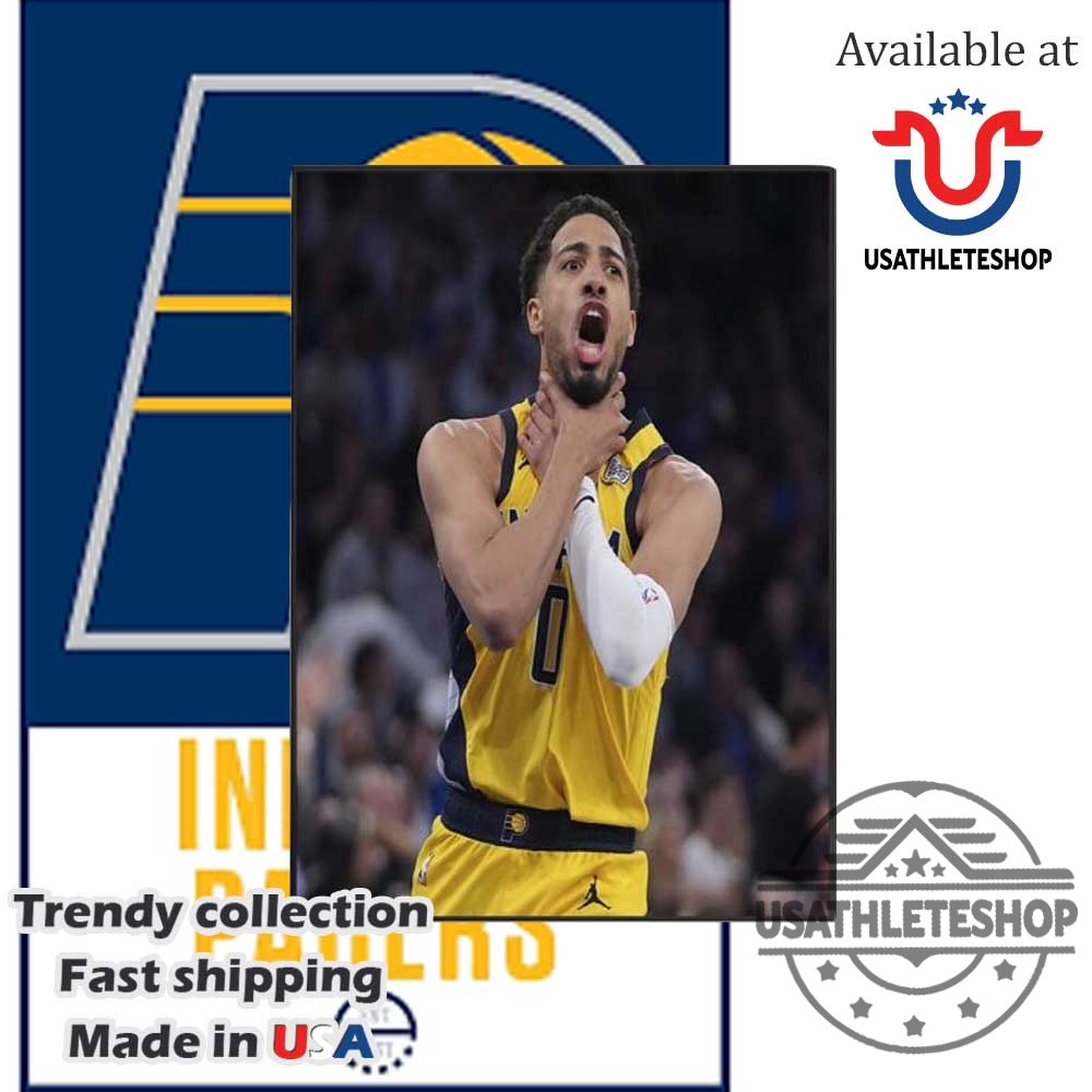 Tyrese-Haliburton-Choke-Sign-Celebration-Before-Eastern-Conference-Finals-Game-1-Win-Home-Decor-Poster-Canvas-usathleteshop_1