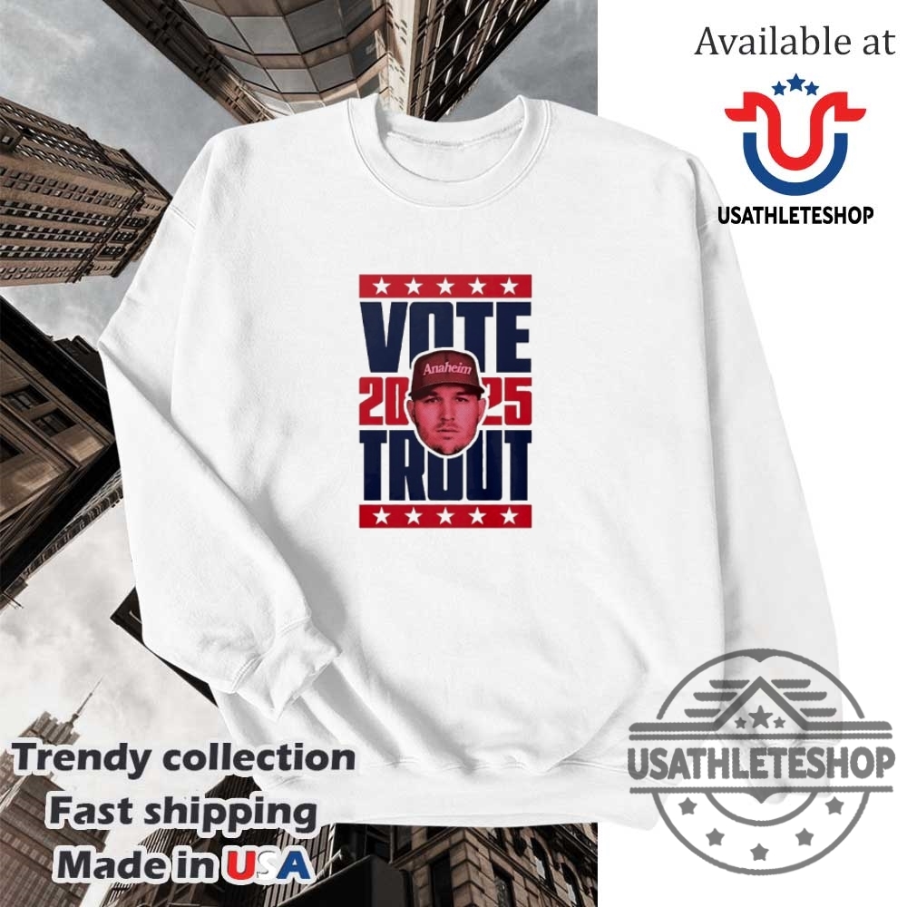 Mike Trout Los Angeles Angels Vote 2025 Shirt 5 Mike Trout Los Angeles Angels Vote 2025 shirt