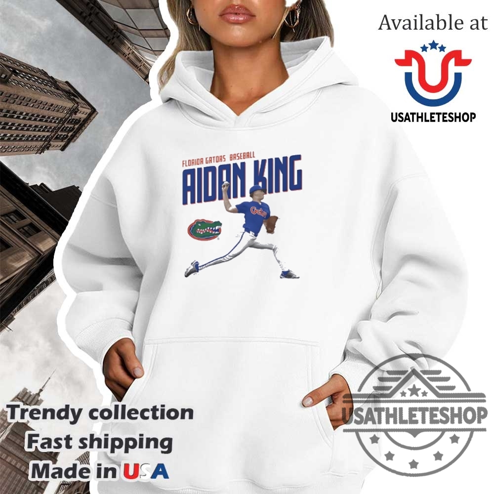 Florida Gators Aidan King Pitching Tshirt 4 Florida Gators Aidan King pitching T-shirt