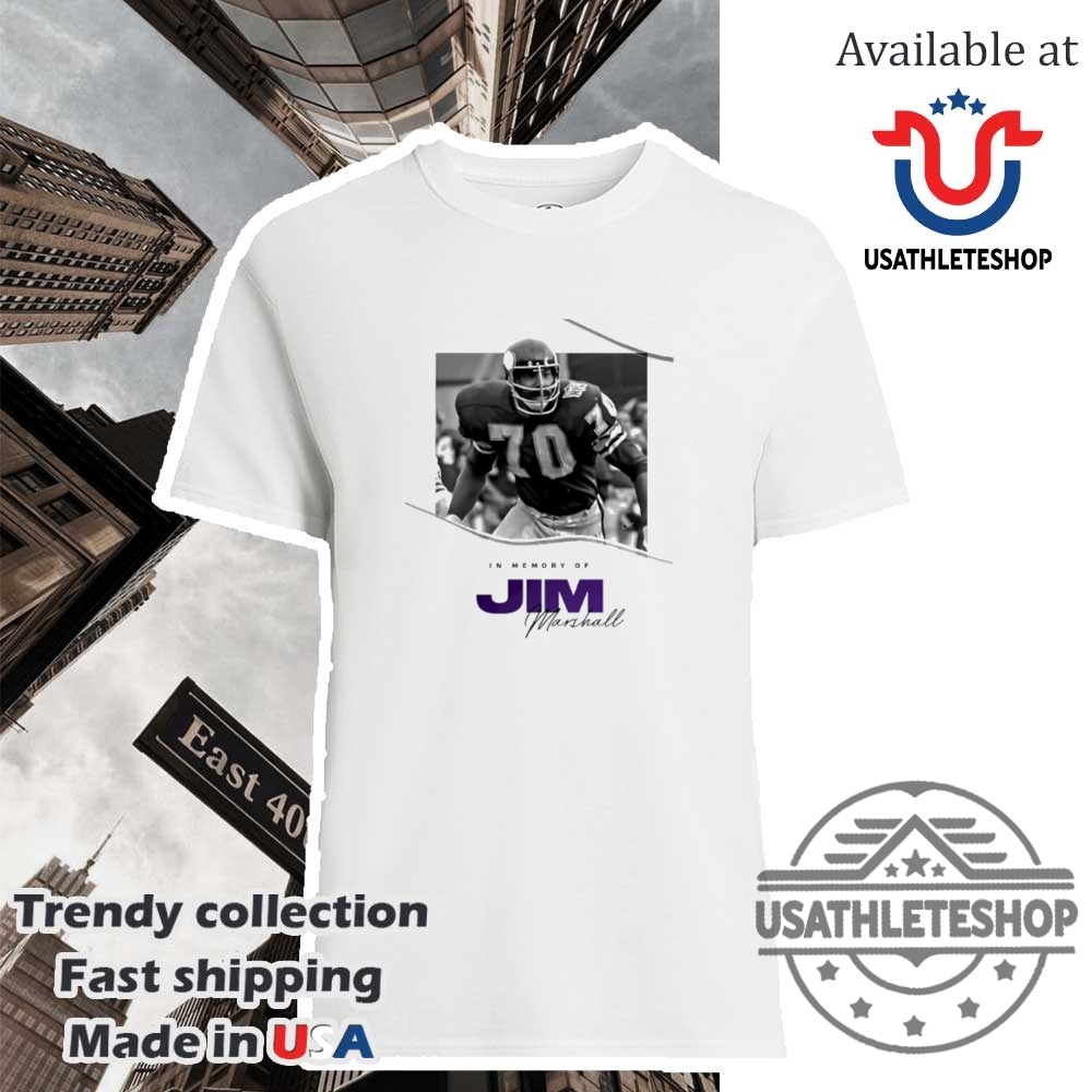 "Top NBA Posters and Sports Shirts for Dedicated Fans" 37 In Memory Of Jim Marshall Shirt