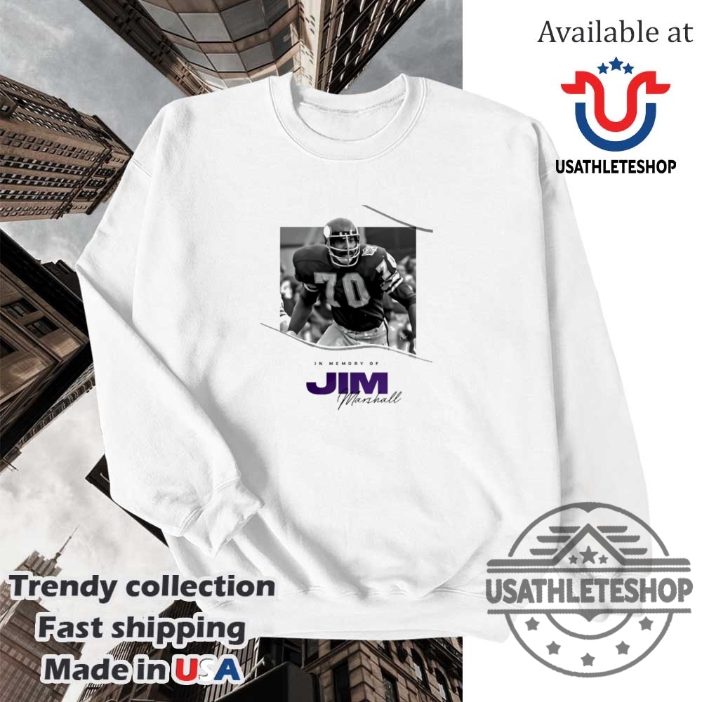 In Memory Of Jim Marshall Shirt 5 In memory of Jim Marshall shirt