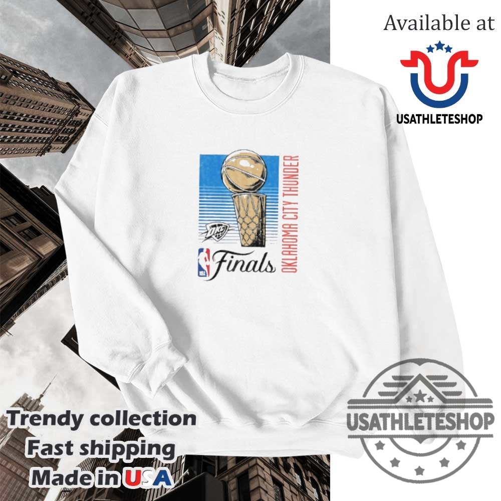 Oklahoma City Thunder Nba Finals Trophy Lines Retro Shirt 5 Oklahoma City Thunder NBA Finals trophy lines retro shirt