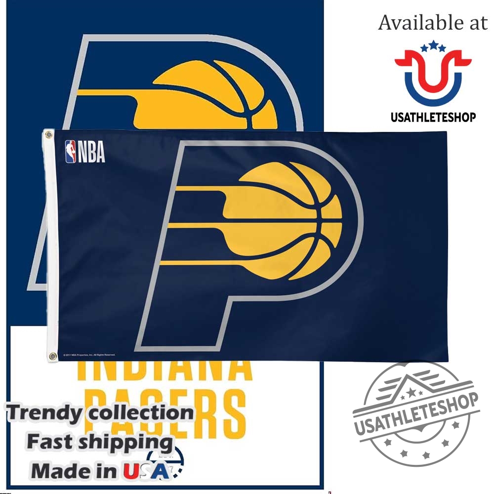 "Shop 2025 NBA Finals Gear: Pacers, Knicks, Thunder, Buccaneers, Eagles" 20 Nba Indiana Pacers Wincraf Flag