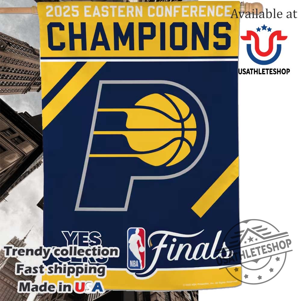 Indiana Pacers Wincraft 2025 Eastern Conference Champions Flag 3 Indiana Pacers WinCraft 2025 Eastern Conference Champions Flag