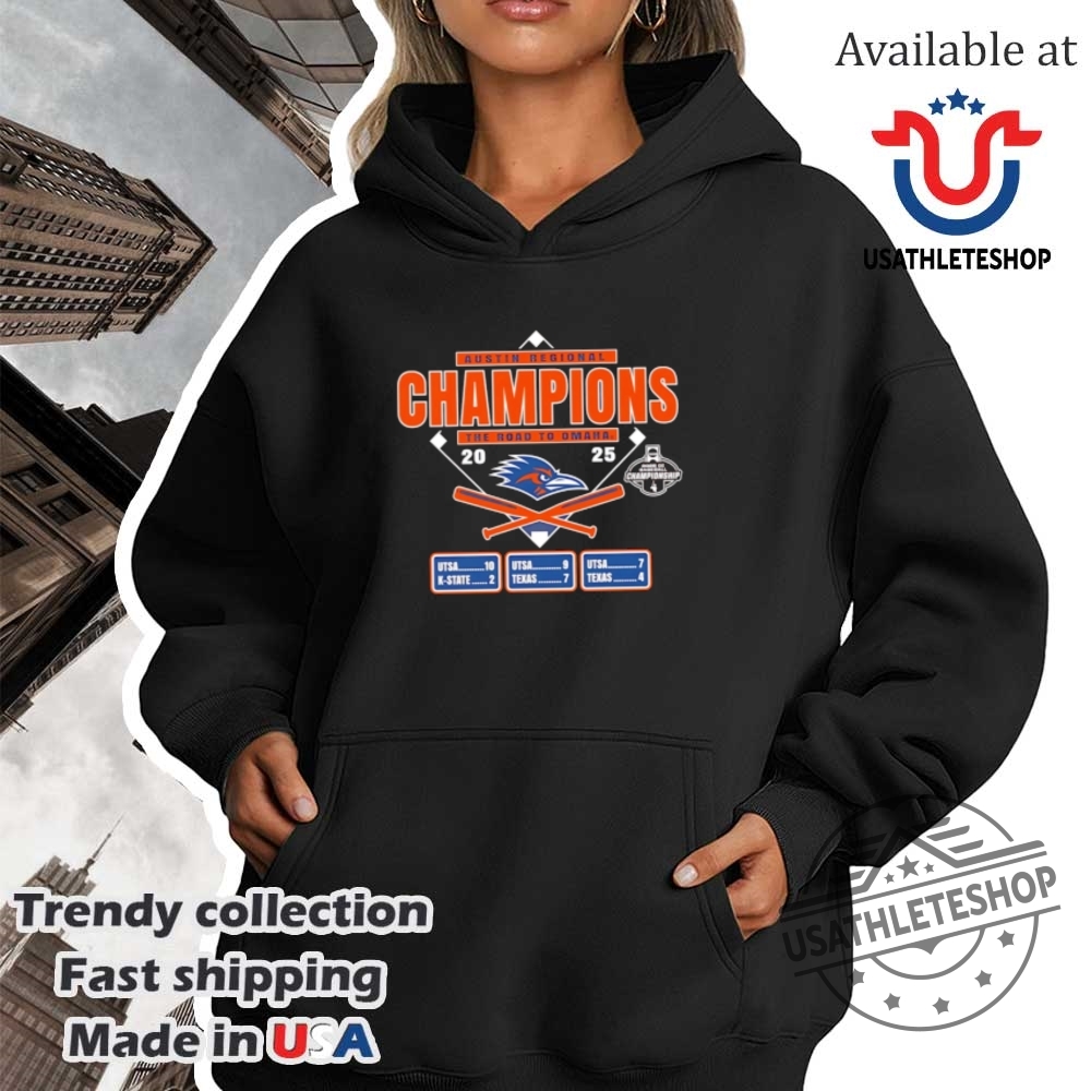 Texas San Antonio Baseball 2025 Austin Regional Champions Shirt 4 Texas San Antonio Baseball 2025 Austin Regional Champions shirt