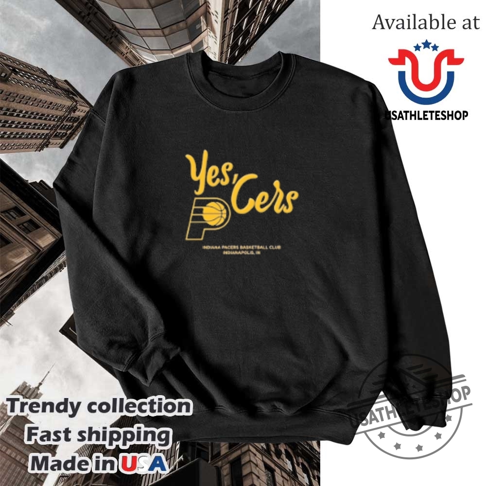 Indiana Pacers Yes Cers Basketball Club Indianapolis In Shirt 5 Indiana Pacers Yes ‘Cers Basketball Club Indianapolis IN Shirt