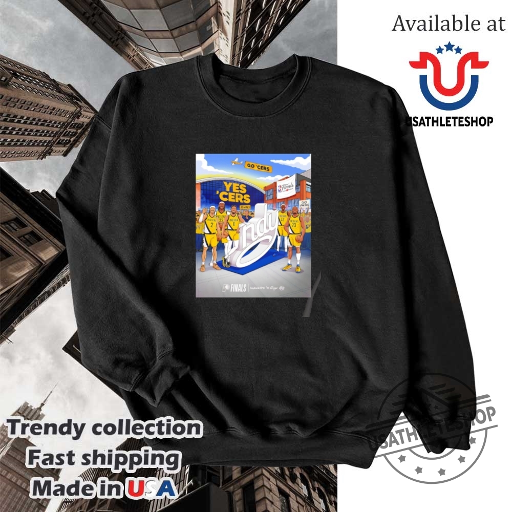 Indiana Pacers Yes Cers Indy Nba Finals Basketball Cartoon Shirt 5 Indiana Pacers Yes ‘Cers Indy NBA Finals Basketball cartoon shirt