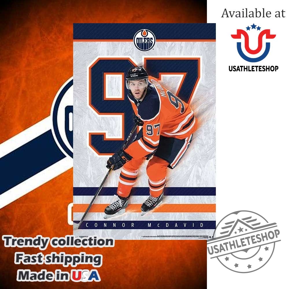 "Ultimate Sports Fan Guide: Posters and Apparel for Oilers & Pacers" 5 Connor Mcdavid 97 Magic Edmonton Oilers Captain Nhl Hockey Wall Poster