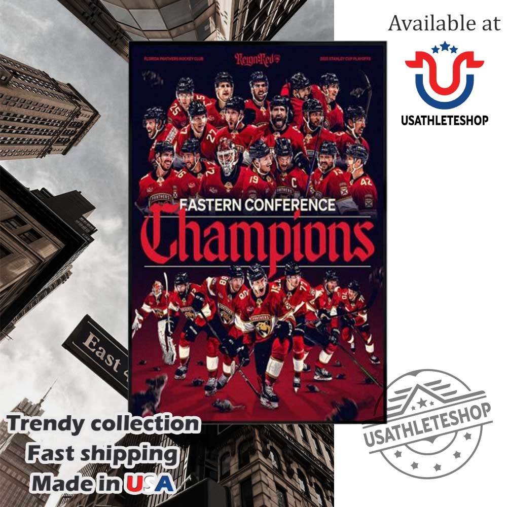 Florida Panthers Hockey Club Are Eastern Conference Champions 2025 Stanley Cup Playoffs Nhl Poster 4 Florida Panthers Hockey Club Are Eastern Conference Champions 2025 Stanley Cup Playoffs NHL Poster