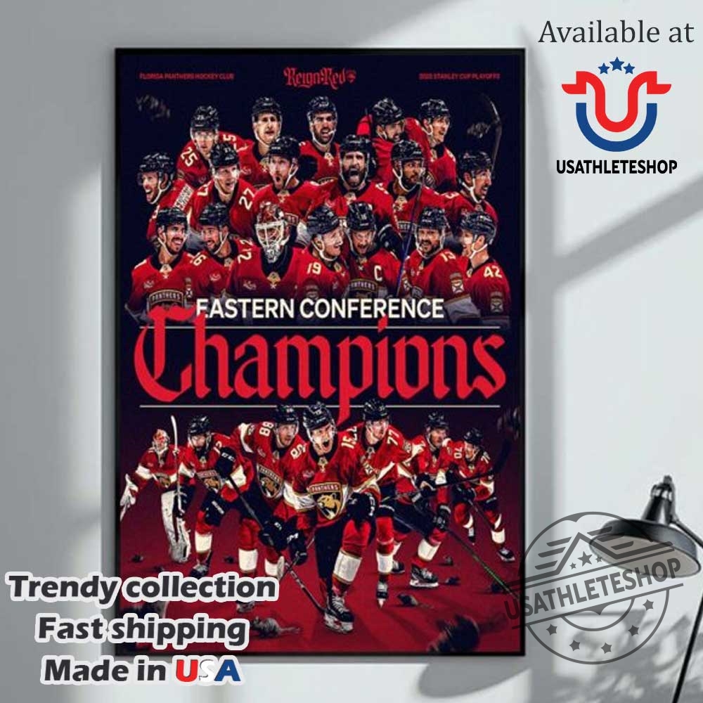 Florida Panthers Hockey Club Are Eastern Conference Champions 2025 Stanley Cup Playoffs Nhl Poster 5 Florida Panthers Hockey Club Are Eastern Conference Champions 2025 Stanley Cup Playoffs NHL Poster