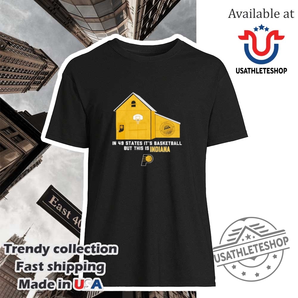 "Ultimate Sports Fan Guide: Posters and Apparel for Oilers & Pacers" 27 Indiana Pacers In 49 States Its Basketball But This Is Indiana Shirt