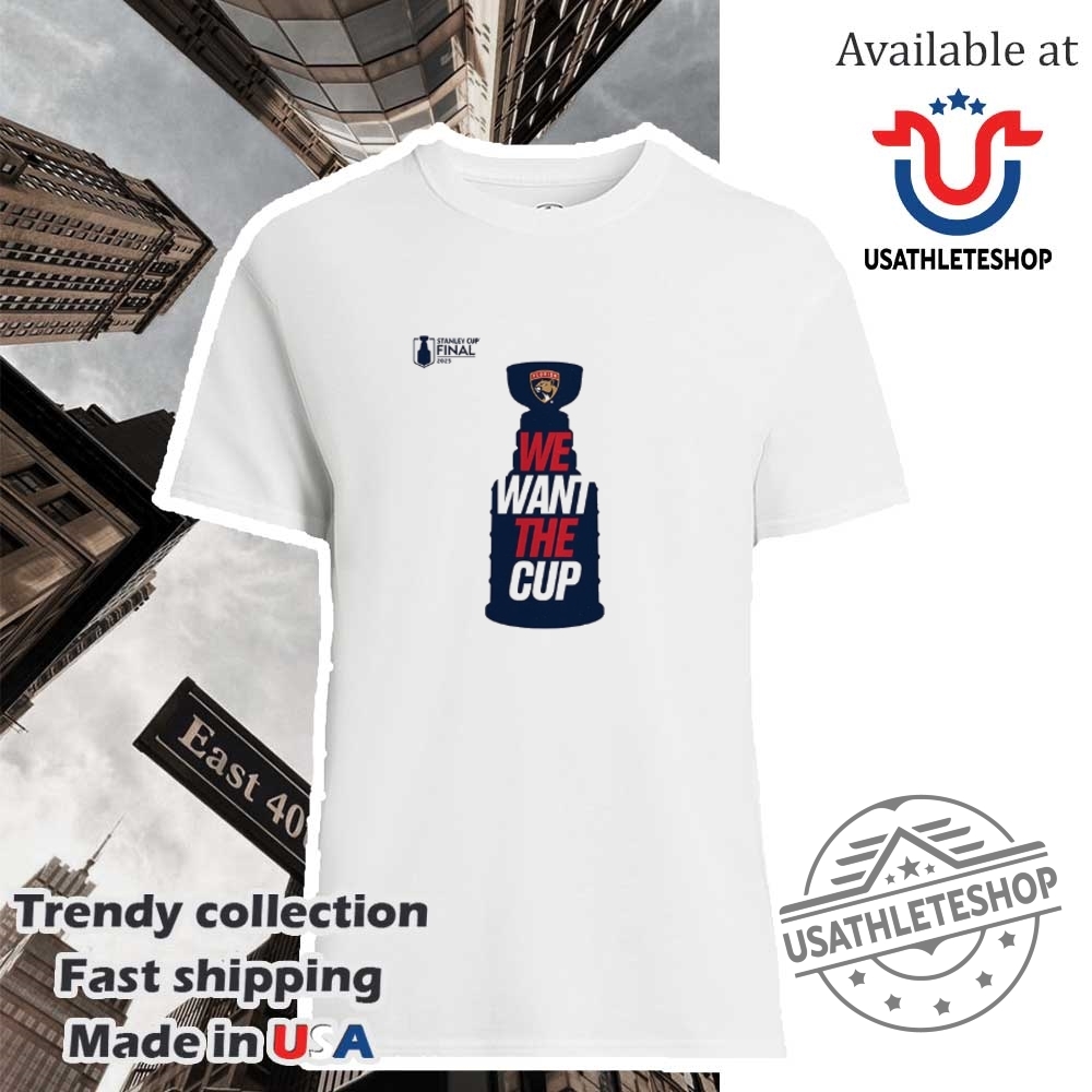 "Ultimate Sports Fan Guide: Posters and Apparel for Oilers & Pacers" 35 Nhl Florida Panthers We Want The Cup Shirt