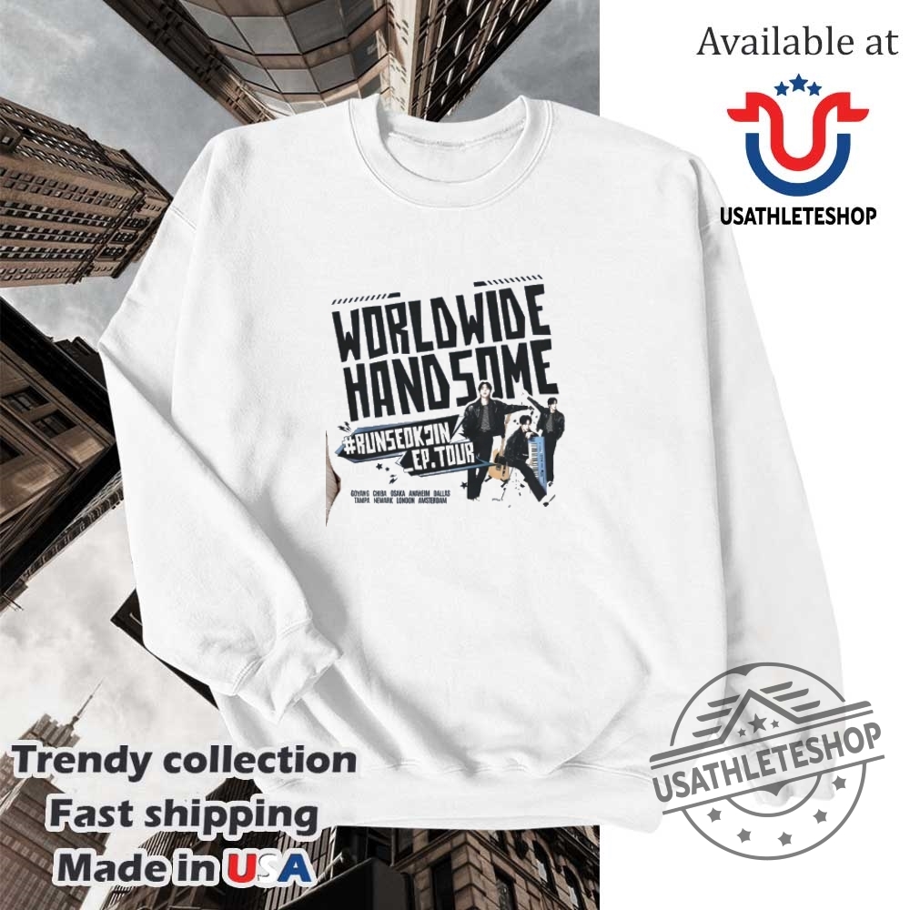Bts Jin Concert Tshirt 2025 Worldwide Handsome Tour Tee 5 BTS Jin Concert T-Shirt 2025 – Worldwide Handsome Tour Tee