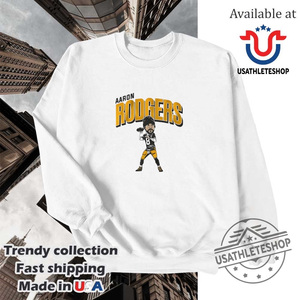 Aaron Rodgers Pittsburgh Steelers Nfl Football Player Caricature Shirt 5 Aaron Rodgers Pittsburgh Steelers NFL football player caricature shirt