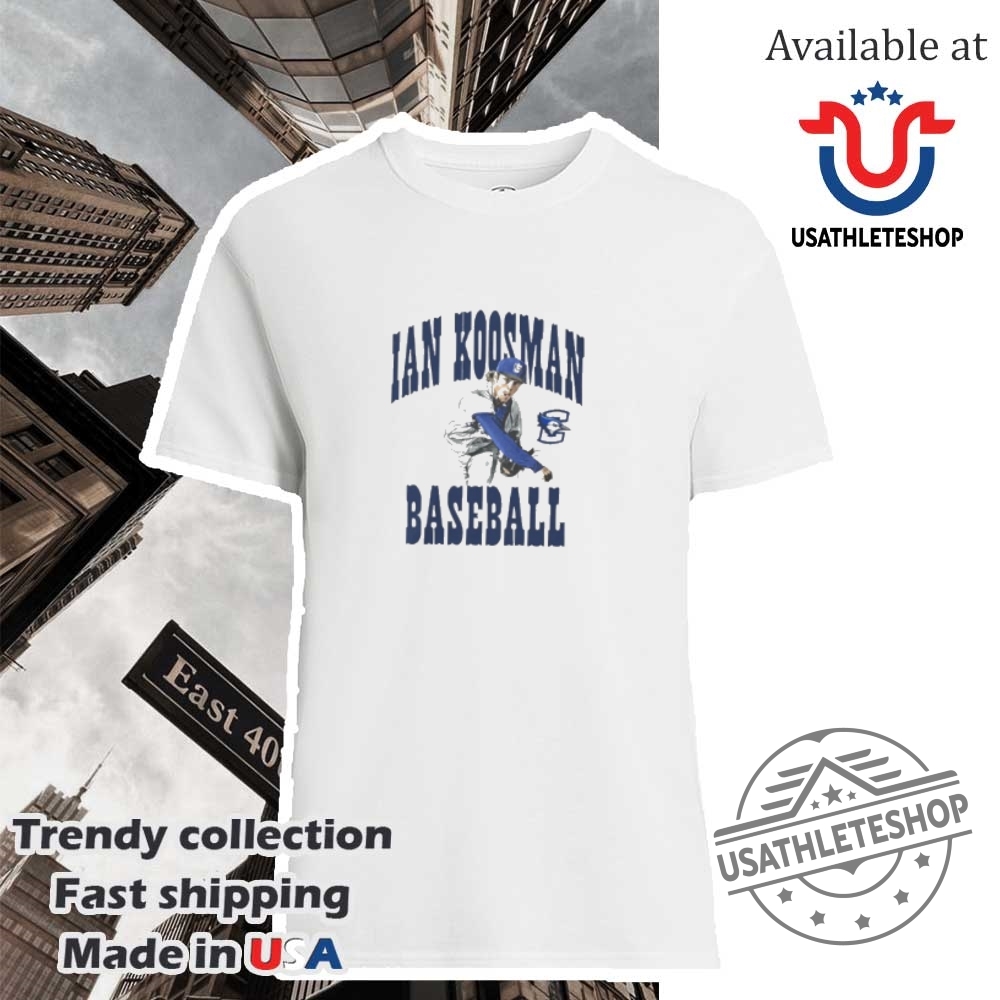 "Top NFL and College Sports Shirts: Steelers, Tar Heels, Bluejays" 5 Ian Koosman Creighton Bluejays Baseball Illustrated Shirt
