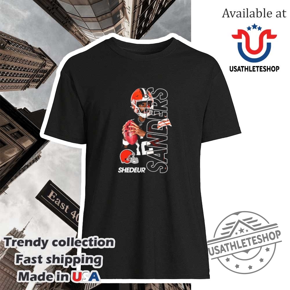 "Top NFL and College Sports Shirts: Steelers, Tar Heels, Bluejays" 9 Cleveland Browns Shedeur Sanders Nfl Football Player Graphic Shirt