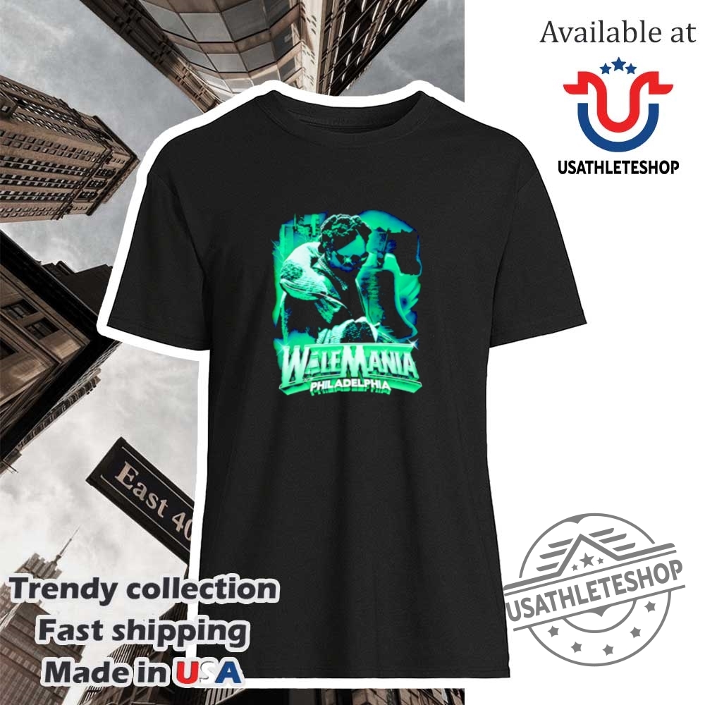 "Top NFL and College Sports Shirts: Steelers, Tar Heels, Bluejays" 35 Wale Walemania Philadelphia Shirt