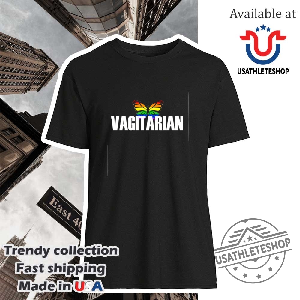 "Top NFL and College Sports Shirts: Steelers, Tar Heels, Bluejays" 39 Vagitarian Butterfly Pride Shirt