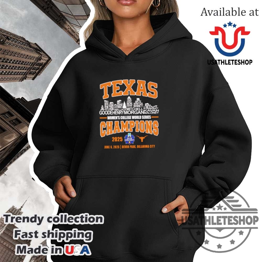 Skyline Name Texas Womens College World Series Champions 2025 Shirt 4 Skyline name Texas Women’s College World Series Champions 2025 shirt