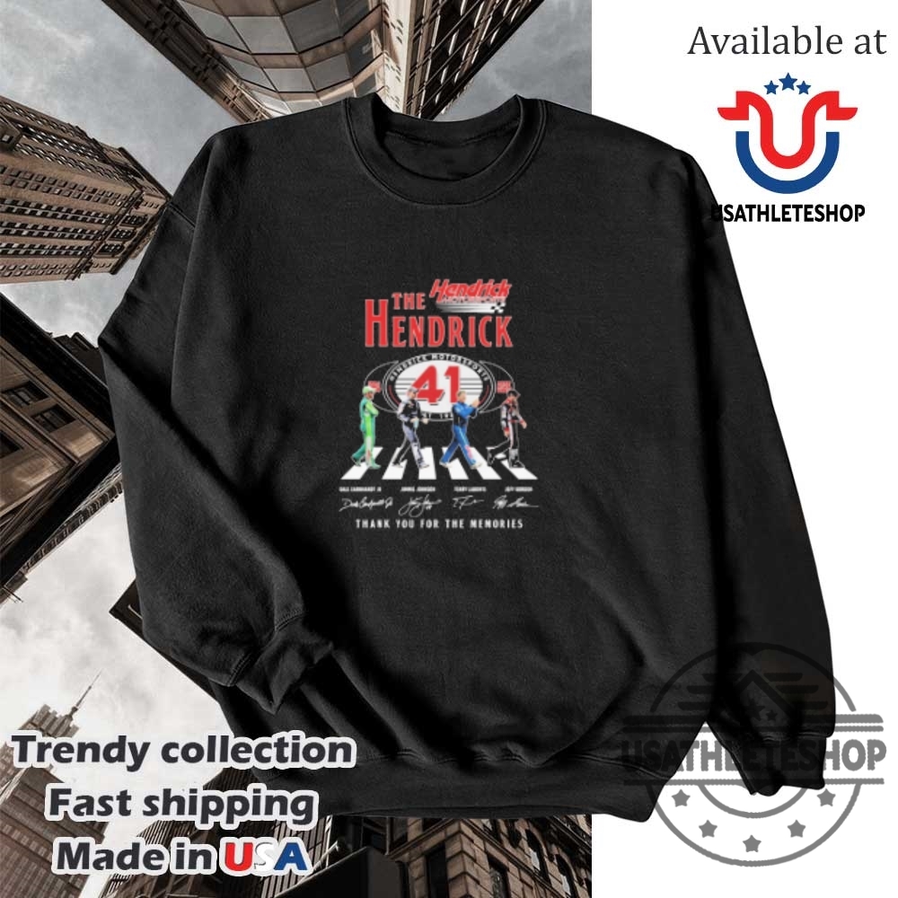 The Hendrick Motorsports 41St Anniversary 19842025 Thank You For The Memories Road Abbey Signatures Shirt 5 The Hendrick Motorsports 41st Anniversary 1984-2025 Thank You For The Memories Road Abbey Signatures Shirt