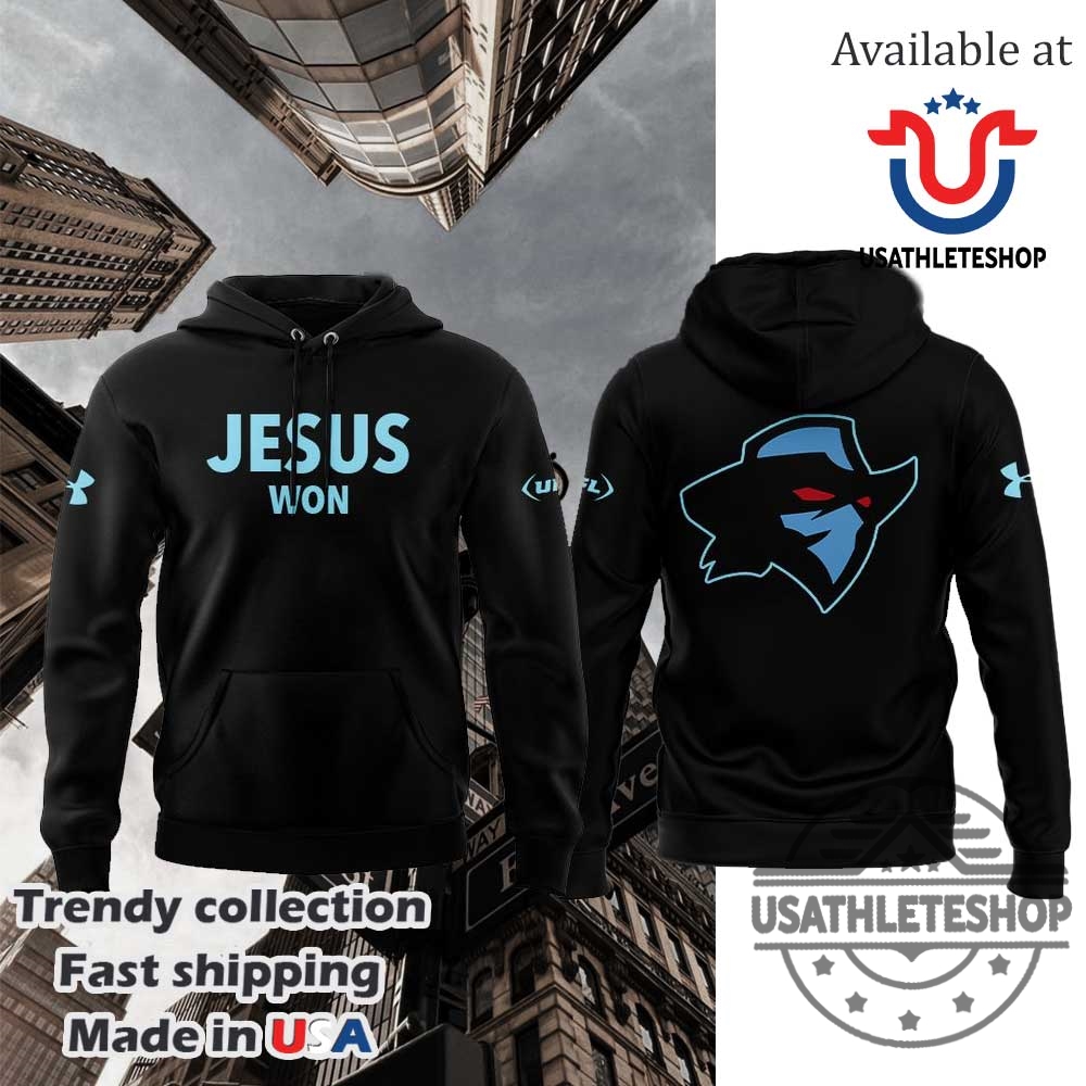 Arlington Renegades X Jesus Won 2025 Special Black Shirt 7 Arlington Renegades x Jesus Won 2025 Special Black Shirt