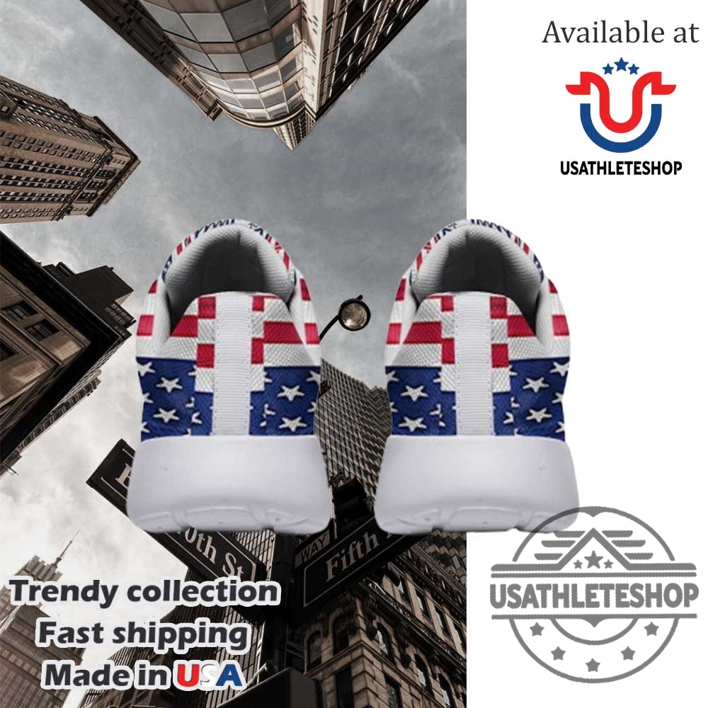 Patriotic Shoes Gnomes Happy 4Th Of July Print Sneakers 6 Patriotic Shoes Gnomes Happy 4th Of July Print Sneakers