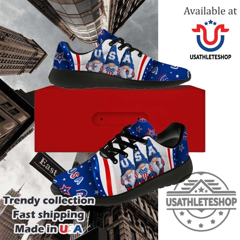 American Flag Shoes For Men Women Running Sneakers