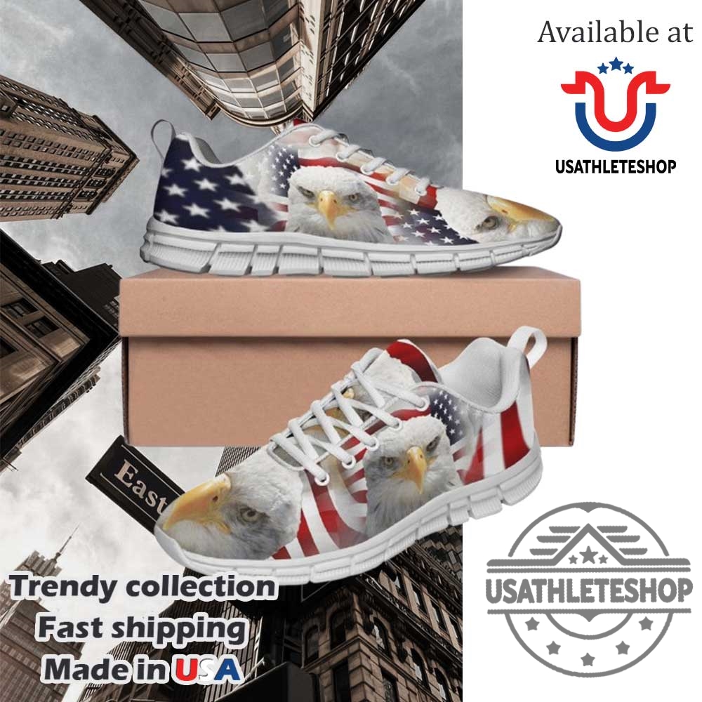 Bald Eagle Usa Shoes For Men Women Running Sneakers