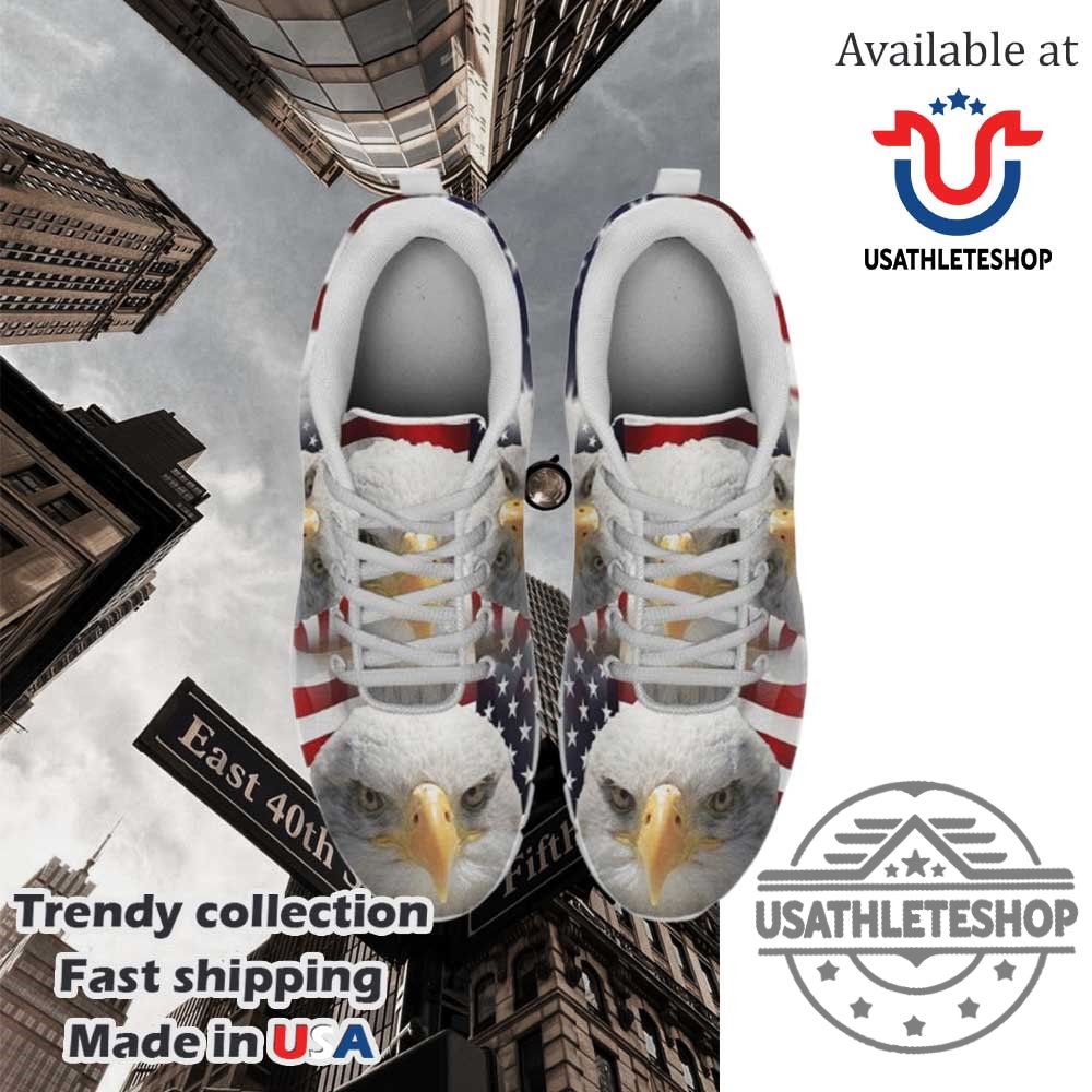 Bald Eagle Usa Shoes For Men Women Running Sneakers 4 Bald Eagle Usa Shoes for Men Women Running Sneakers