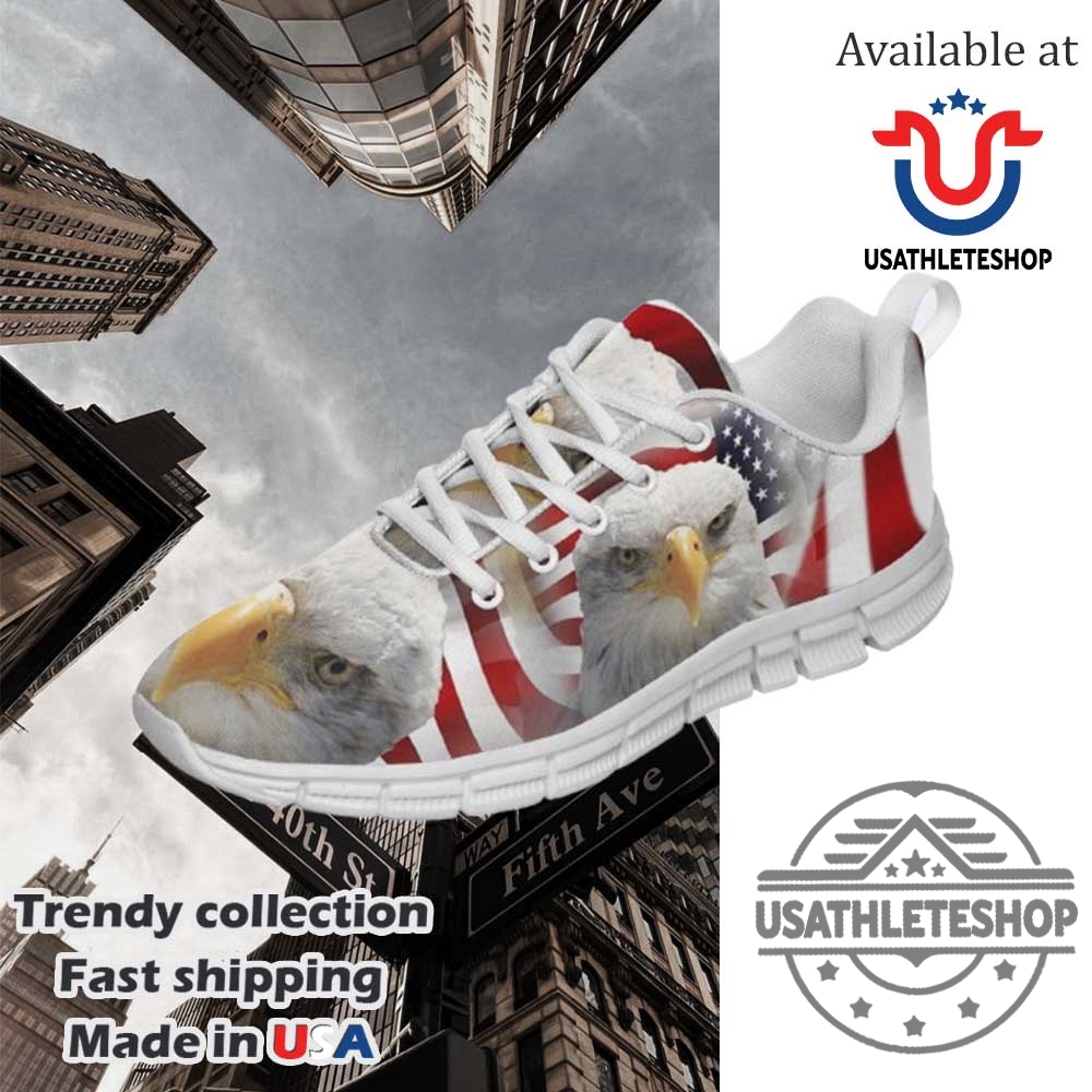 Bald Eagle Usa Shoes For Men Women Running Sneakers 5 Bald Eagle Usa Shoes for Men Women Running Sneakers