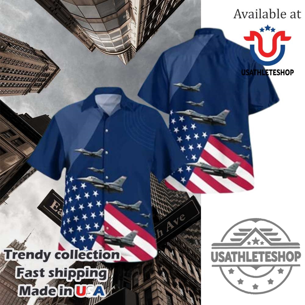 Patriotic-F16-Fighting-Falcon-Hawaiian-Shirt-Wisconsin-Air-National-Guard-Edition-usathleteshop_1