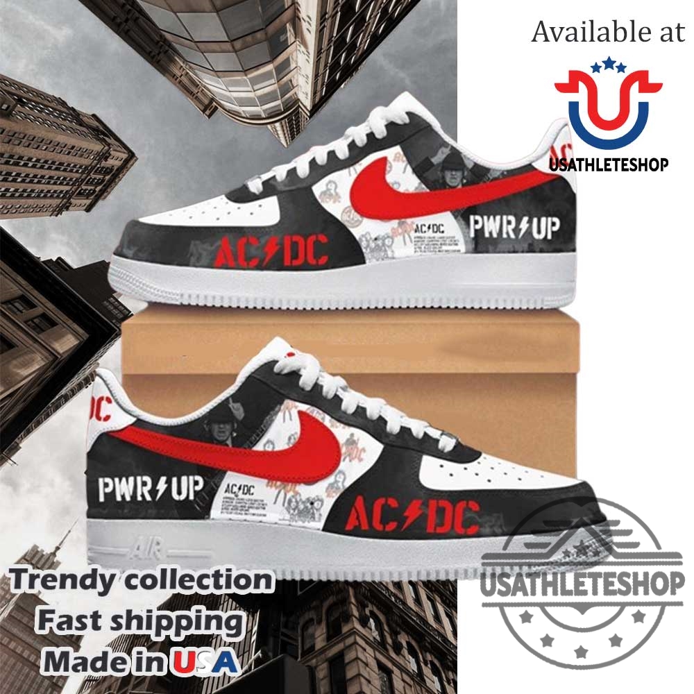 Acdc Power Up Tour 2025 Air Force Nike Shoes