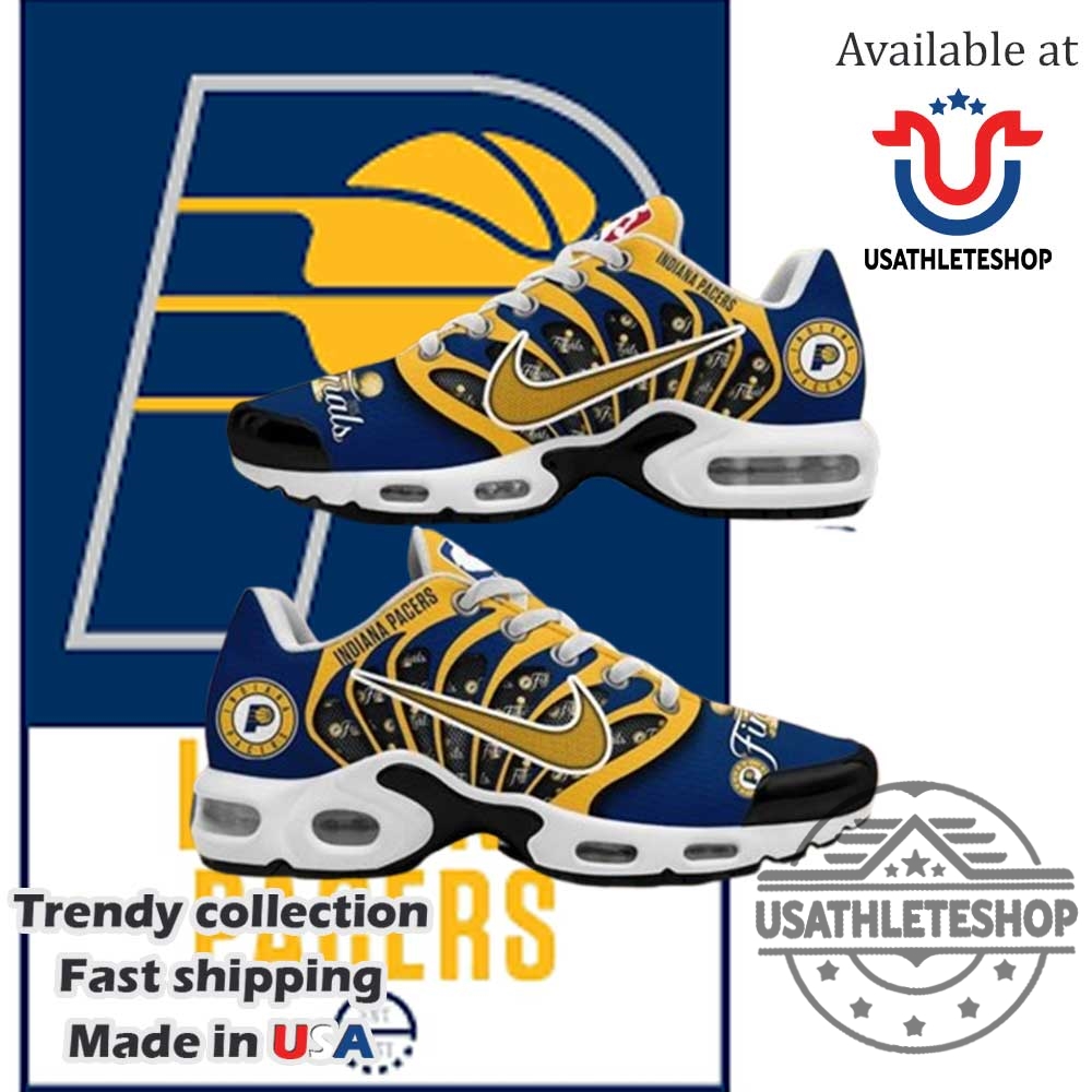 Indiana Pacers Nba Aircushion Running Basketball Sneakers