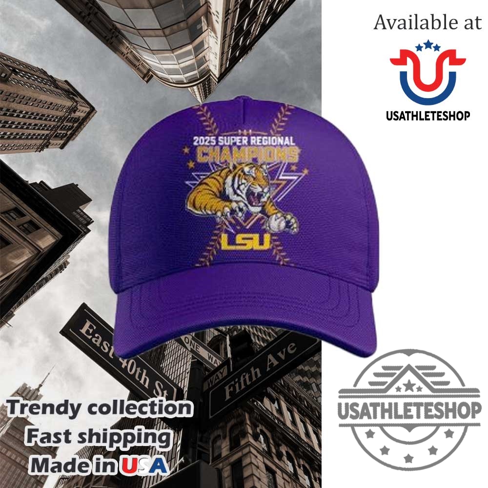 Lsu Baseball Are 2025 Super Regional Champions Cap 5 LSU Baseball are 2025 Super Regional Champions Cap