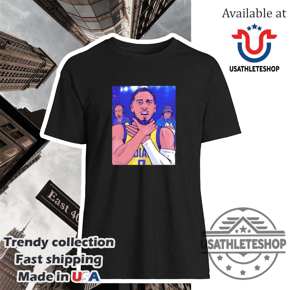 Tyrese Haliburton Pacers Choke Art Shirt