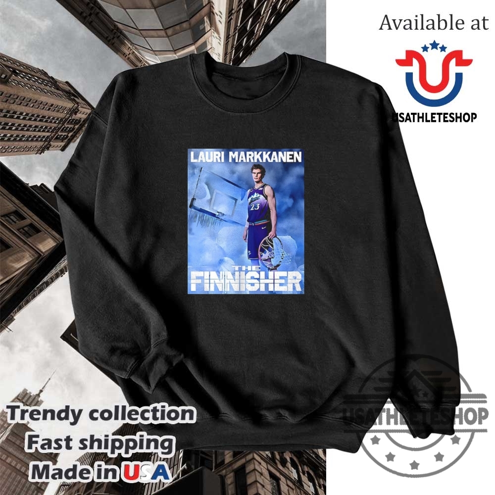 Lauri Markkanen Utah Jazz The Finished Shirt 5 Lauri Markkanen Utah Jazz The Finished shirt