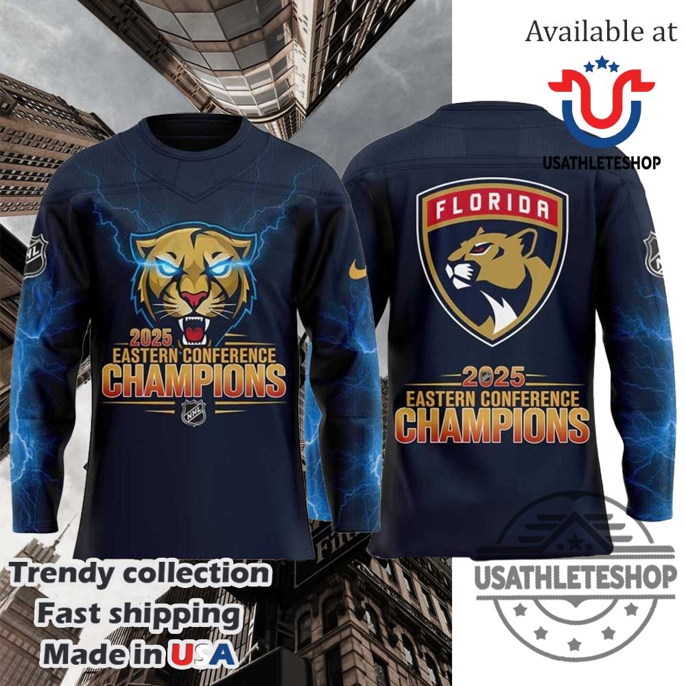 Florida Panthers 2025 Eastern Conference Champions Jersey