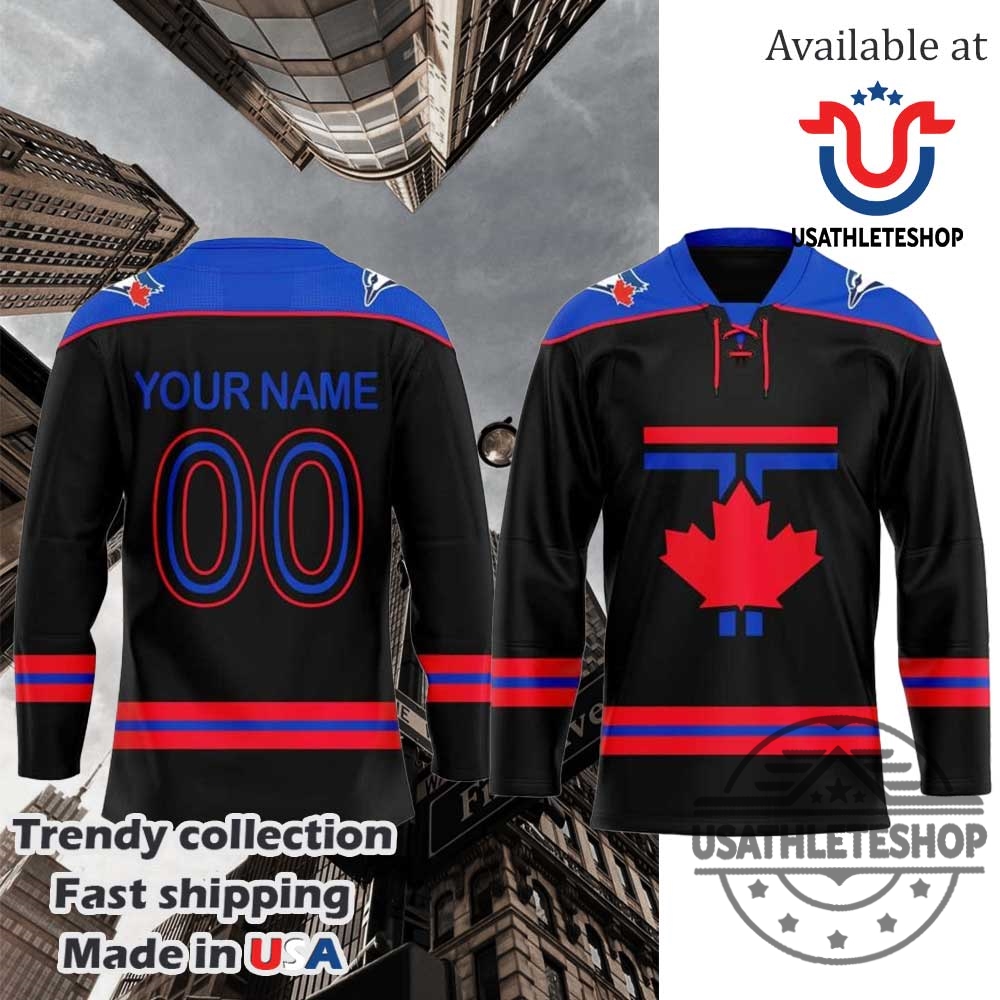 Toronto Blue Jays City Connect 2025 Custom Hockey Jersey