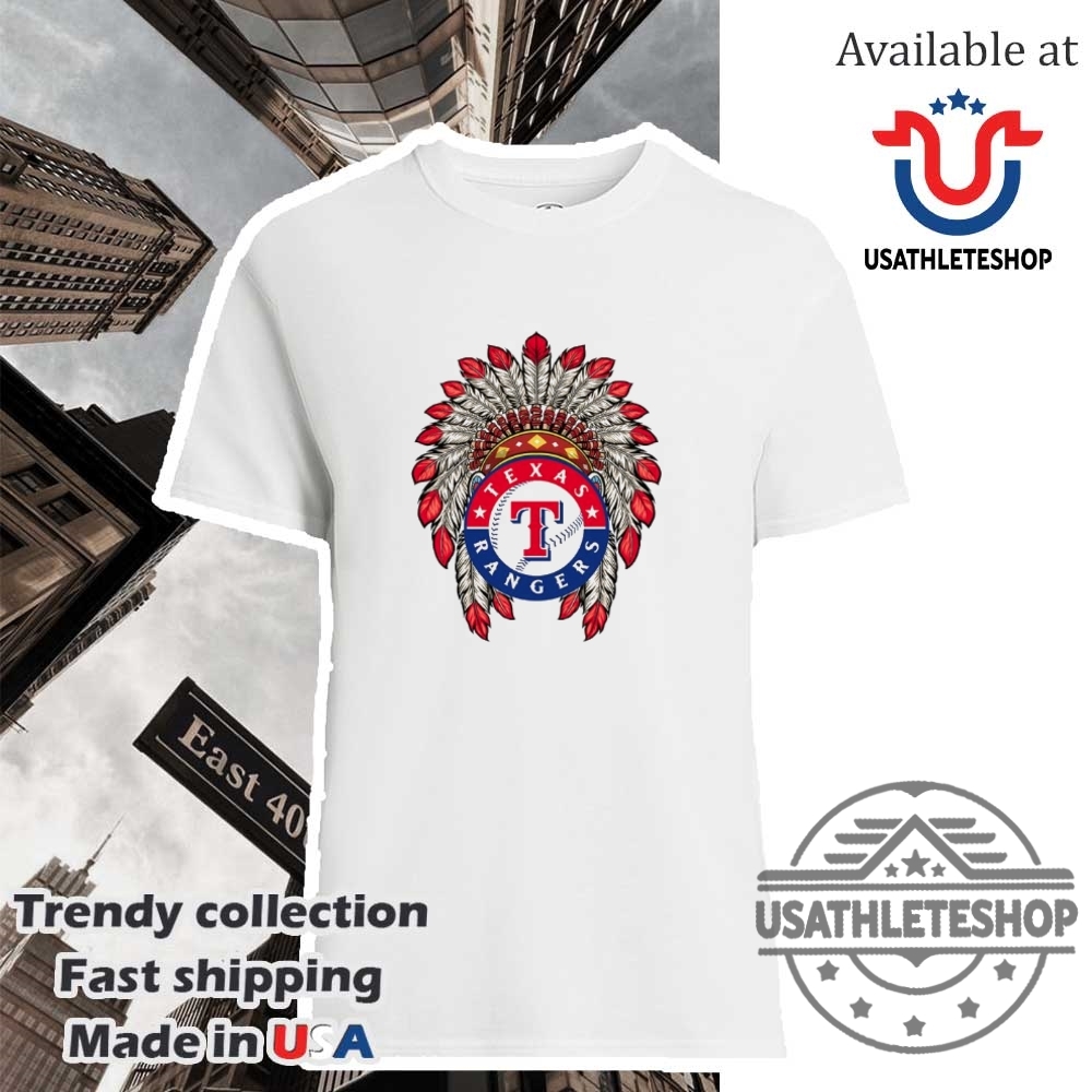 Texas Rangers Native American Logo Shirt