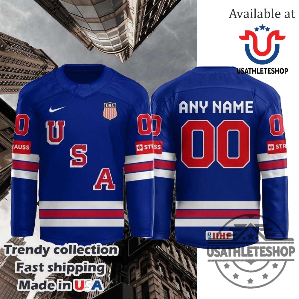 Usa Team Iihf World Championship Ice Hockey Jersey