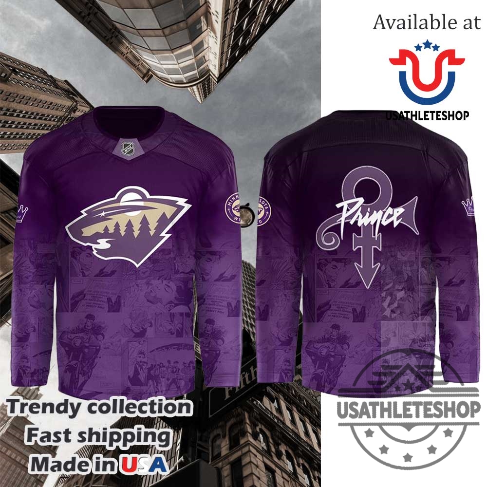 Newest Minnesota Wild Prince Hockey Jersey